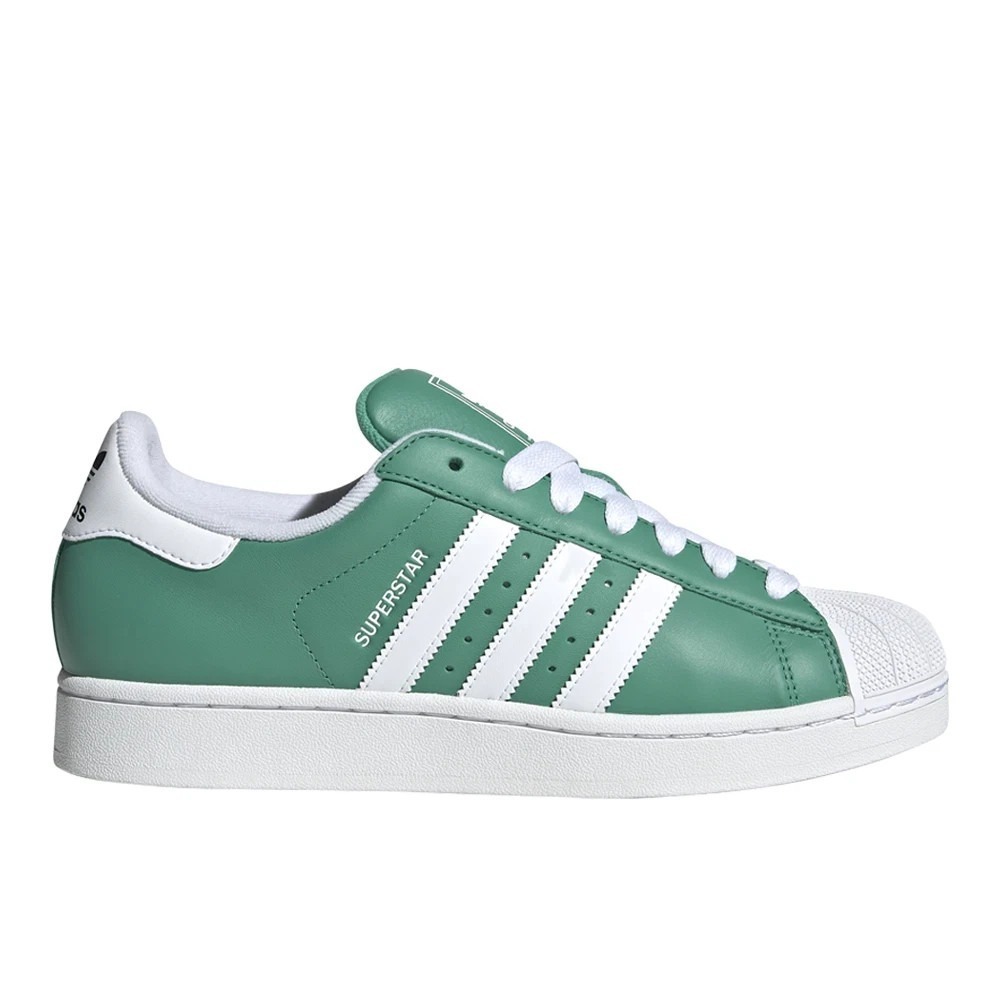 adidas Superstar II Mens Size 8.5 Green/White Sneakers Casual Shoes JI3076 NEW